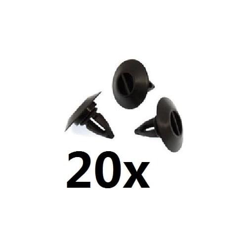 20x For BMW Plastic Trim Clip for Sill Mouldings/ Side Skirts/ Rocker Cover Moulding