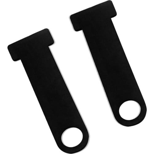 2pcs Universal Motorcycle Scooter Helmet Strap D-Ring Lock Extensions Fit for Open/Full Face Helmets
