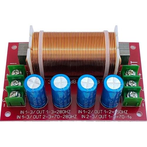 300W Subwoofer Speaker Crossover Audio 4Ohm-8Ohm Pure Bass Crossover Deep Bass Speaker Frequency Divider HiFi Speaker Filter