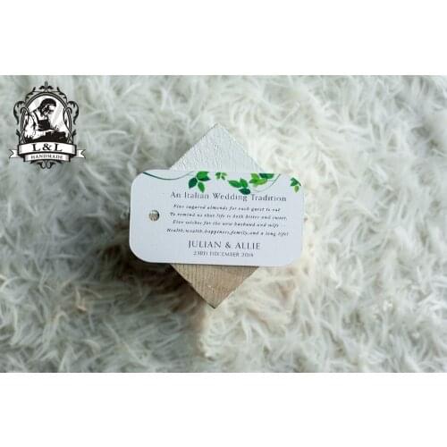 #71 200 pcs 3.5x6.5cm kraft/white paper label wedding favor tags attend a wedding Label customization Happiness sweet label