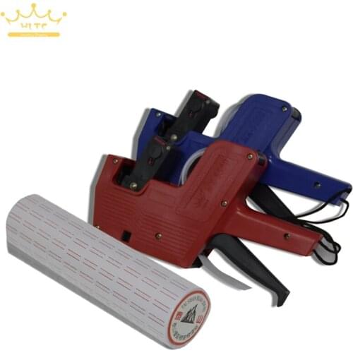 Big Sale MX-5500 8 Digits Price Tag Gun Label + 5000 Pcs(10 Roll) White Blank labels +1 Ink roller