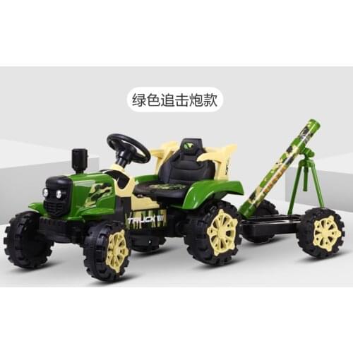 162cm remote control bluetooth childrens electric tractor toy car can sit on four-wheeled double charging hydraulic bucket
