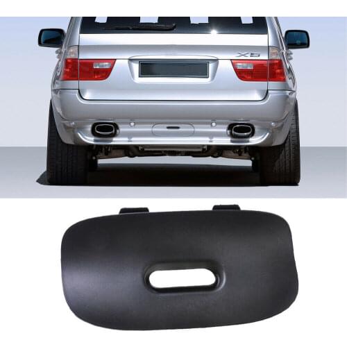 For 2000-2006 BMW X5 E53 Rear Bumper Cover Flap Trailer Hitch Mount 51128402327