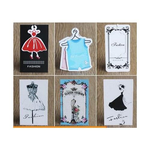 The spot tag custom-made clothes tag card to make the label custom logo clothing store womens hang tag