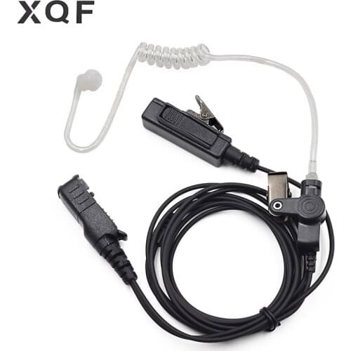 XQF Walkie Talkie Headset Earpiece PTT Mic for Motorola MOTOTRBO DP2000 XiR P6600 P6628 XPR3300 DEP550 DEP570 E8600 Ham Radio