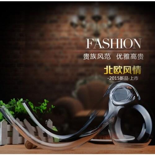 Handmade crystal goblet Wine decanter creative set shipping wine bottles