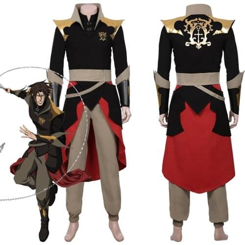 Castlevania Season 3-Trevor Belmont Cosplay Costume Halloween Carnival Outfits