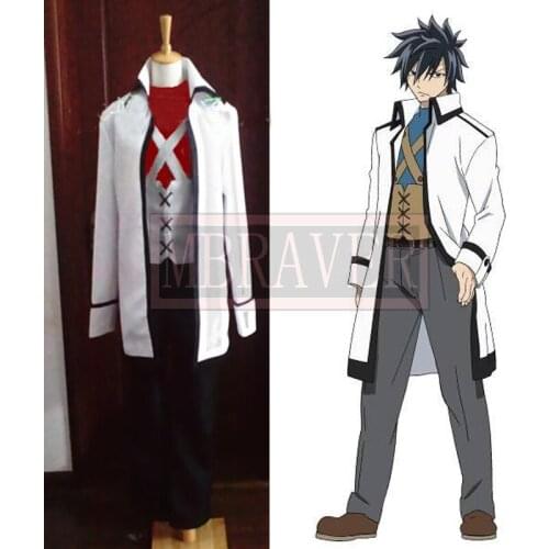 Fairy Tail Gray Fullbuster 7 Years Later Cosplay Costume Any Size