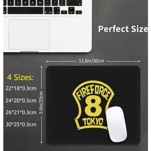 Fireforce Emblem Mouse Pad DIY Print Anime Manga Fire Force Tokyo Fireforce Shinra