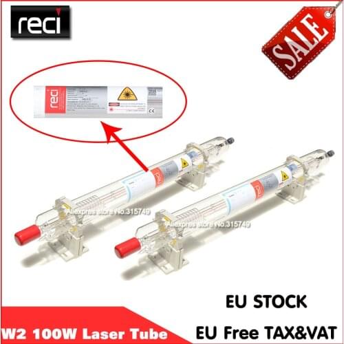 Reci W2 RECI 90-100W CO2 Laser Tube Dia.80mm For CO2 Laser Engraving Cutting Machine Wooden Case Packing