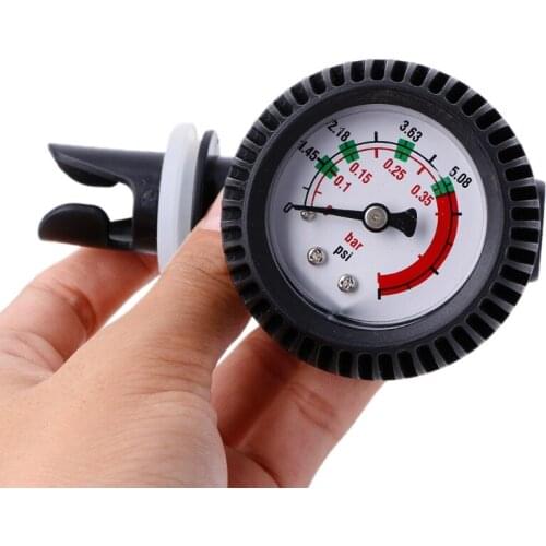 PVC Pressure Gauge Air Thermometer For Inflatable Boat Kayak Test Air Pressure Valve Connector SUP Stand Up Paddle Board Surfing