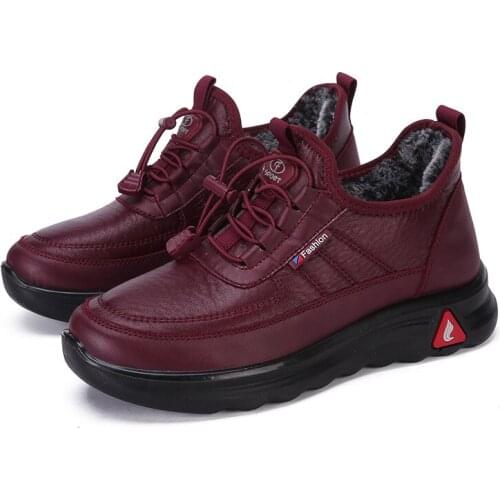 Fashion Winter New Snow Boots Imitation Add Velvet To Keep Warm Ladies Cotton Short Boots Comfortable Warm Short Boots