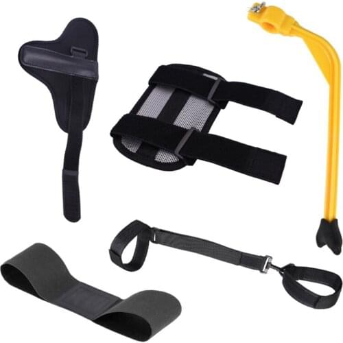 New-5Pcs Golf Swing Training Kit Golf Swing Training Aids Combo- Arm Band, Elbow Correction Golf Swing Training Aids