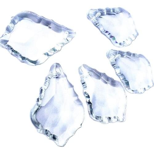 Wholesale Price 1000pcs/lot 38mm Crystal Prism Fengshui Hanging Drops for Chandelier Parts Curtain Pendants Home Decoration
