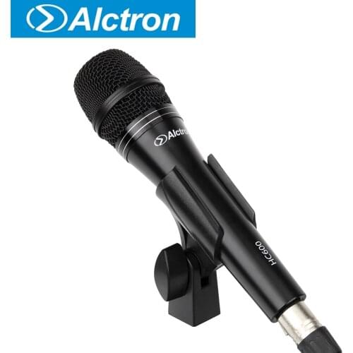 Alctron HC600 professional handheld condenser microphone, for professional stage vocal performance, studio recording