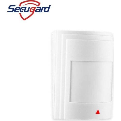 SECUGARD Wired Infrared Detector Motion Sensor Alarm Wired NO NC White Color For Home Burglar Security Alarm System