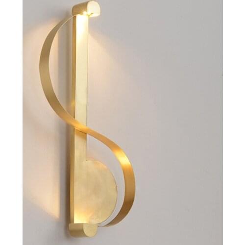 LED Creative Personality Sconce Light Light Luxury Wall Lamp Living Room Decoration Atmosphere Bedside Study Corridor Aisle