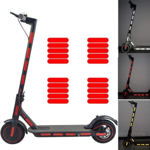 Scooter Body Reflective Sticker Night Safety Warning Strip for Xiaomi M365/Pro Electric Scooter Accessories Night Safety Sticker