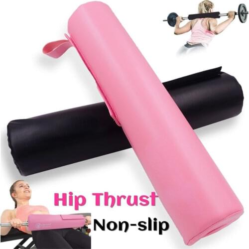 Upgraded Weightlifting Hip Thrust Squat Pad PU Leather Barbell Pad for Neck Shoulder Protective Booty Builder Workout Cushion