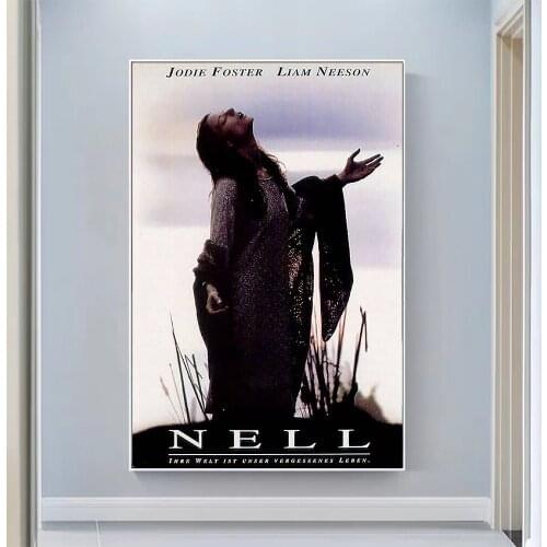 V0677 Nell Vintage Classic Movie Wall Silk Cloth HD Poster Art Home Decoration Gift