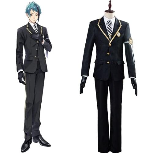 Twisted Wonderland Cosplay Azul/Floyd/Jade Cosplay Costume Adult Uniform Outfit Full Suit Halloween Carnival Costumes