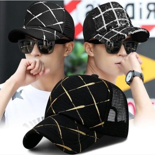 XdanqinX Adjustable Size Womens Breathable Baseball Cap Novelty Ventilation Mens Mesh Caps Couple Hat 2020 Summer New Mesh Hat