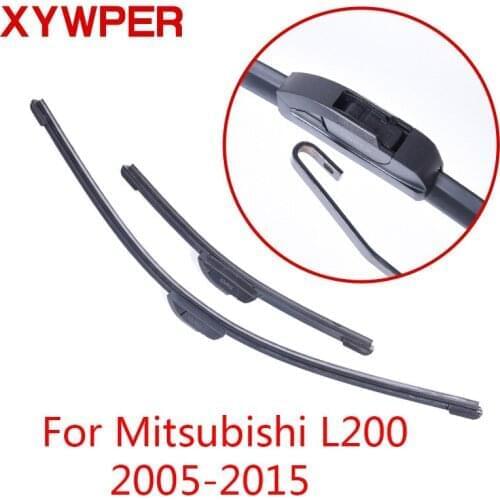 XYWPER Wiper Blades for Mitsubishi L200 2005 2006 2007 2008 2009 2010 2011-2015 Car Accessories Soft Rubber Windshield Wipers