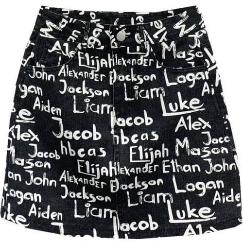 Cheap wholesale 2021 spring summer autumn new fashion casual sexy women Skirt woman female OL jeans skirt Py1311