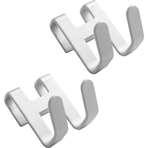 1pcs Space Aluminum Door Hook H Shape Bathroom Shower Glass Door Hanging Hook Free Hole Towel Rack Clothes Hanger Key Holder