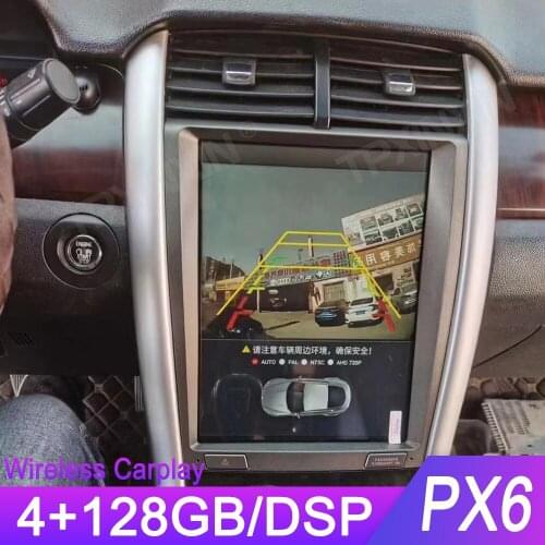 128GB For Ford Edge 2008-2014 Android 9.0 Tesla style Vertical Screen HeadUnit Multimedia Player Radio Tape Recorder Car GPS IPS