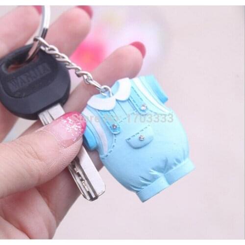 180pcs Baby Shower Favors and Gift Cute Baby Girl Dress Design Pink Key Chain Infant Baptism Souvenir Gift Free Shipping