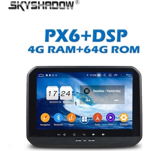 PX6 DSP IPS Android 10.0 64GB ROM + 4GB Car DVD Player GPS Google Map RDS Radio wifi Bluetooth 5.0 For SUZUKI IGNIS 2017 2018