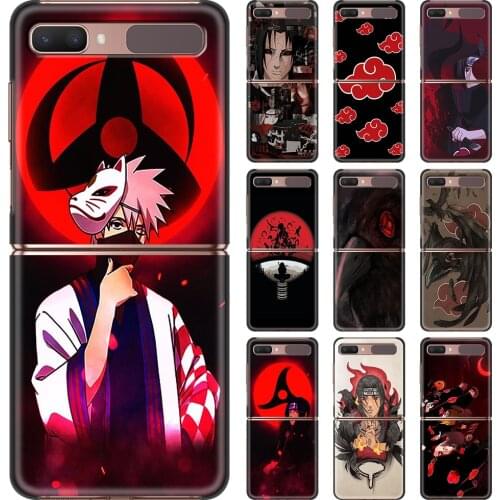 Phone Cover For Samsung Galaxy Z Flip Case Slim Hard PC Phone Cases For Galaxy Z Flip Flip3 5G Luxury Shell Akatsuki Anime