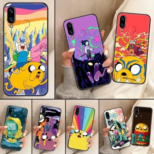 Adventure Time Phone Case For Huawei Honor 6A 7A 7C 8A 8X 8 9 9X 10 10i 20 Lite Pro black 3D funda tpu cover fashion hoesjes