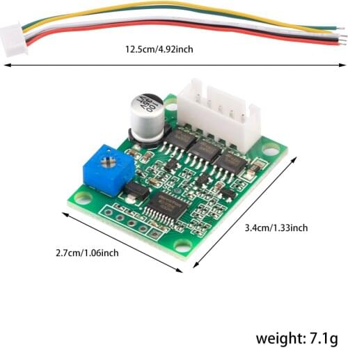 DC6-20V 60W Motor Drive Controller BLDC Three-phase DC Brushless Hall Motor Driver Motor Board Support PLC 0-5V