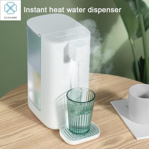 SCISHARE 3.0L Water Dispenser Instant heat water Dispenser safety material 4 modes child lock Portable Water Dispenser
