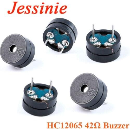 5pcs HC12065 Electromagnetic Buzzer Passive Buzzer Speaker Split 12*6.5MM 12*6.5MM 42ohms