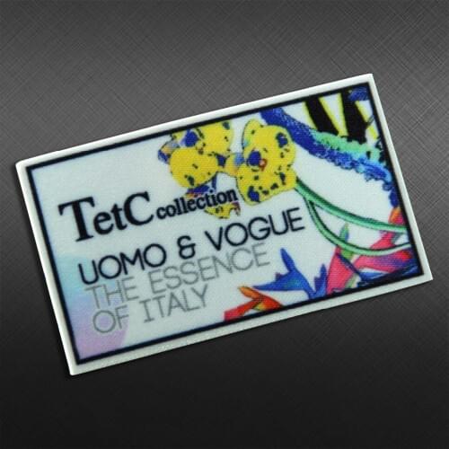 Customized Garment labels satin size labels brand labels for clothing custom woven tags