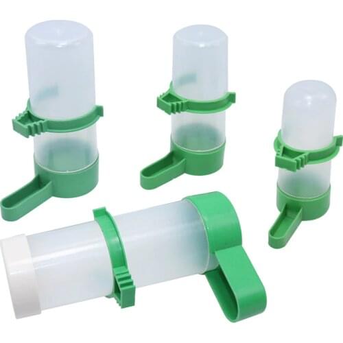 40 pcs Bird Feeders Birds With Large And Medium Size Drinking Fountains Bird Cage Accessories Pigeon Drinkers Bird cage drinker