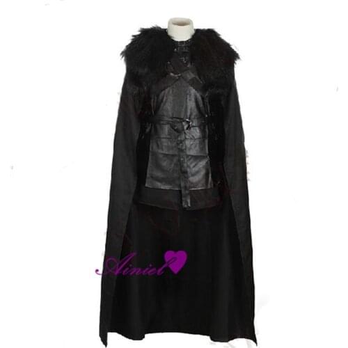 Game Season 8 Snow Cosplay Costumes Halloween Costumes for Adult Men Costume Fancy Suit Cap Top Vest Cloak Skirts