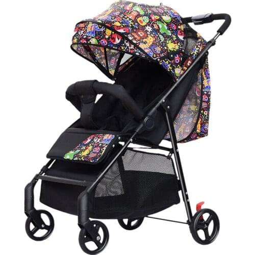Lightweight Baby Stroller Can Sit and Recline Baby Stroller Foldable Baby Stroller Wholesale Stoller Baby