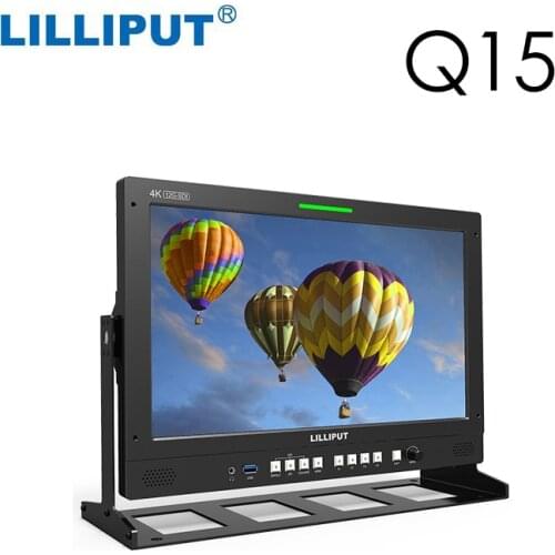 LILLIPUT 15.6" Q15 12G-SDI HDMI-In&Out Broadcast Production Studio Monitor 12G-SFP Fiber Optic Input Connection HDR&3D-LUT