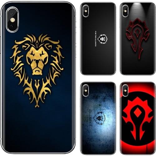 Soft TPU Cover For Huawei Honor 6 6A 7 7X 7A 7C 8 8C 8X 9 9X 10 10i 20 Lite Play Pro Warcraft Lion World of Warcraft WOW