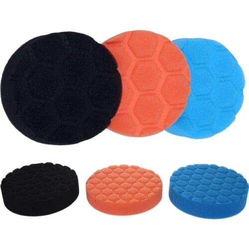 6x Hex-Logic Buff Buffering Polishing Pad Kit For Auto Car Polisher 3 Inch & 5 Inch