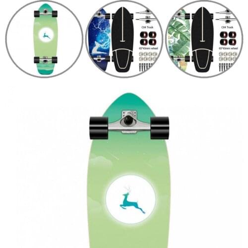 Anti-slip Modern Complete 7 Layer Maple Deck Skateboards Portable Cruiser Board Stable for Kids