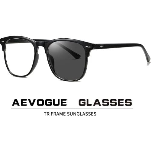 AEVOGUE Woman Photochromic Glasses Man Anti-Blue Light Glasses Optical Frame Computer Eyeglasses Prescription Glasses AE0898