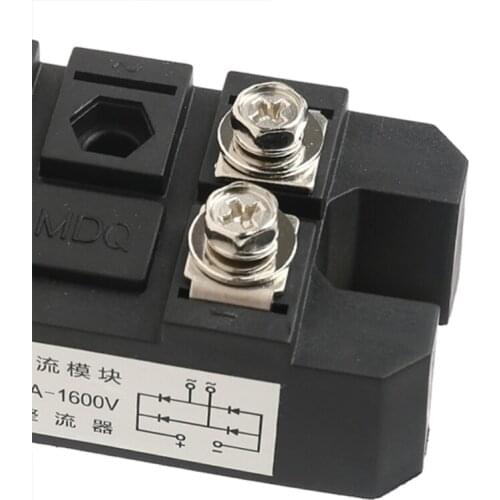 One Phase Bridge Rectifier MDQ 100A 1600V Single-Phase Diode Bridge Rectifier 4 Terminal Diode Rectification Module M89B