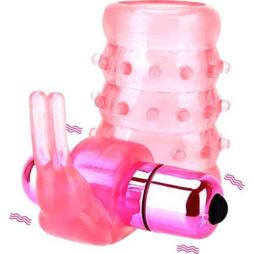 Sex Toys for Couples Clitoris Stimulate Cockring Vibrator Elastic Male Delay Ejaculation Ring Vibrating Penis Ring