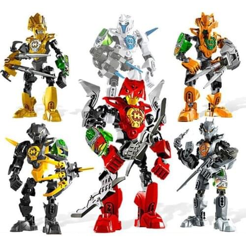 Hero Factory Series Brinquedos Robot Toy Building Blocks Bionicle Bricks Fit Robots Model Action Figures Toys Juguetes Speelgoed