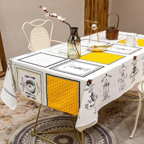 Скатерть на стол Country Style Plaid Print Rectangle Square Table Cover Tablecloth Home Textile Home Kitchen Decoration